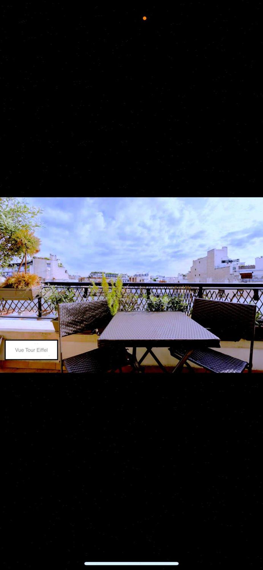 Appart Terrasse Vue Tour Eiffel Paris Luaran gambar